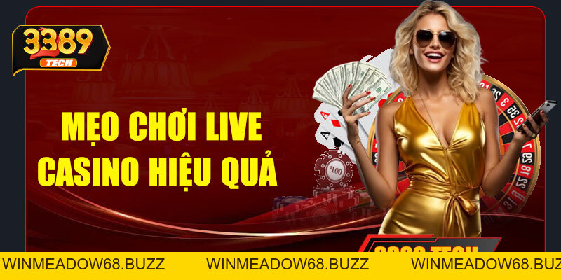 Live Casino 3389 – Trải nghiệm sòng bài trực tuyến đỉnh cao ngay tại nhà
